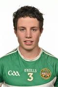 7 May 2014; James McPadden, Offaly. Offaly Football Squad Portraits 2014, O'Connor Park, Tullamore, Co. Offaly. Picture credit: Barry Cregg / SPORTSFILE