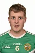 7 May 2014; John Moloney, Offaly. Offaly Football Squad Portraits 2014, O'Connor Park, Tullamore, Co. Offaly. Picture credit: Barry Cregg / SPORTSFILE