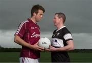 8 May 2014; In attendance at the launch of the 2014 Connacht GAA Football Championship are Paul Conroy, Galway, left, and Adrian Marren, Sligo. Connacht GAA Centre, Bekan, Claremorris, Co. Mayo. Picture credit: Diarmuid Greene / SPORTSFILE