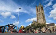 9 May 2014; Team Columbia ride along the Newtownards Road, Belfast, on a practice ride before the Giro d'Italia 2014. Belfast, Co. Antrim. Picture credit: Ramsey Cardy / SPORTSFILE