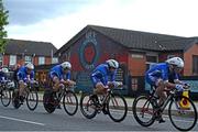 9 May 2014; Team Française des Jeux compete during stage 1 of the Giro d'Italia 2014. Belfast, Co. Antrim. Picture credit: Ramsey Cardy / SPORTSFILE
