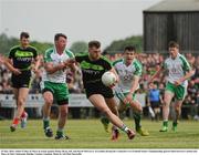 29 May 2016; Aidan O’Shea of Mayo in action against Danny Ryan, left, and David McGreevy of London during the Connacht GAA Football Senior Championship quarter-final between London and Mayo in Páirc Smárgaid, Ruislip, London, England. Photo by Seb Daly/Sportsfile