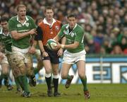 11 March 2006; Ronan O'Gara, Ireland. RBS 6 Nations 2005-2006, Ireland v Scotland, Lansdowne Road, Dublin. Picture credit: Brendan Moran / SPORTSFILE