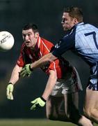 11 March 2006; Noel O'Leary, Cork, in action against Peader Andrew, Dublin. Allianz National Football League, Division 1A, Round 4, Cork v Dublin, Pairc Ui Rinn, Cork. Picture credit: Damien Eagers / SPORTSFILE