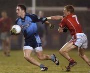11 March 2006; Declan Lally, Dublin, in action against Anthony Lynch, Cork. Allianz National Football League, Division 1A, Round 4, Cork v Dublin, Pairc Ui Rinn, Cork. Picture credit: Damien Eagers / SPORTSFILE