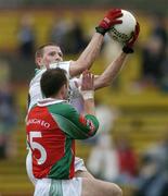 12 March 2006; Tom Brewster, Fermanagh, in action against Pat Kelly, Mayo. Allianz National Football League, Division 1A, Round 4, Mayo v Fermanagh, McHale Park, Castlebar, Co. Mayo. Picture credit: David Maher / SPORTSFILE