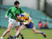 12 March 2006; John Galvin, Limerick, in action against Alan Clohessy, Clare. Allianz National Football League, Division 2A, Round 4, Limerick v Clare, Gaelic Grounds, Limerick. Picture credit: Kieran Clancy / SPORTSFILE