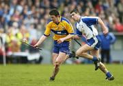 12 March 2006; Diarmuid McMahon, Clare, in action against Brian Phelan, Waterford. Allianz National Hurling League, Division 1A, Round 3, Waterford v Clare, Fraher Field, Dungarvan, Co. Waterford. Picture credit: Matt Browne / SPORTSFILE