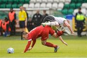 10 May 2014; David Cawley, Sligo Rovers, in action against Chris Shield, Dundalk. Setanta Sports Cup Final, Sligo Rovers v Dundalk, Tallaght Stadium, Tallaght, Co. Dublin. Picture credit: Ray Lohan / SPORTSFILE