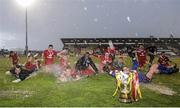 10 Mayl 2014; Sligo Rovers team celebrate with the cup after the game. Setanta Sports Cup Final, Sligo Rovers v Dundalk, Tallaght Stadium, Tallaght, Co. Dublin. Picture credit: Ray Lohan / SPORTSFILE