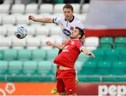 10 Mayl 2014; Seamus Conneely, Sligo Rovers, in action against Dane Massey, Dundalk. Setanta Sports Cup Final, Sligo Rovers v Dundalk, Tallaght Stadium, Tallaght, Co. Dublin. Picture credit: Ray Lohan / SPORTSFILE