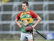11 May 2014; A disappointed Alan Corcoran, Carlow at the end of the game. GAA All-Ireland Senior Hurling Championship Qualifier Group, Round 3, Laois v Carlow, O'Moore Park, Portlaoise, Co. Laois. Picture credit: David Maher / SPORTSFILE