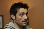 15 March 2006; Shelbourne goalkeeper Steve Williams speaking at a press conference after squad training. AUL Complex, Clonshaugh, Dublin. Picture credit: Matt Browne / SPORTSFILE