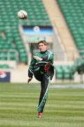 17 March 2006; Ireland's out-half Ronan O'Gara practices his kicking for touch. Ireland kicking practice, Twickenham, England. Picture credit: Gerry McManus / SPORTSFILE