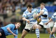 17 March 2006; Vasya Artemiev, Blackrock College, goes past the tackle of Keelan McKenna, St. Michael's College to score the opening try of the game. Leinster Schools Senior Cup Final, Blackrock College v St. Michael's College, Lansdowne Road, Dublin. Picture credit: Matt Browne / SPORTSFILE