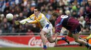 17 March 2006; Kevin Niblock, St. Gall's, in action against Gordon Morley, Salthill / Knocknacarra. AIB All-Ireland Club Senior Football Championship Final, St. Gall's v Salthill / Knocknacarra, Croke Park, Dublin. Picture credit: Pat Murphy / SPORTSFILE