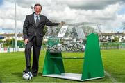 12 May 2014; Former Republic of Ireland International and Liverpool player Ronnie Whelan was at his old club Home Farm FC to launch the 2014 Irish Football National Draw with €200,000 worth of prizes for clubs and leagues. Prizes, licences, promotional materials and tickets are organised by the FAI with all proceeds from ticket sales going directly to clubs, making it a straightforward and risk free funding raising option. For information and to order tickets for your club, www.fai.ie/draw. Launch of FAI National Draw 2014, Home Farm FC, Whitehall, Dublin. Picture credit: David Maher / SPORTSFILE