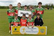 13 May 2014; Killyon National School, Co. Meath. Aviva Health FAI Primary School 5’s Leinster Finals, MDL Grounds, Navan, Co. Meath. Photo by Sportsfile