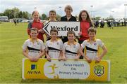 13 May 2014; Shanbogh National School, New Ross, Co. Wexford. Aviva Health FAI Primary School 5’s Leinster Finals, MDL Grounds, Navan, Co. Meath. Photo by Sportsfile