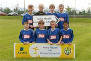 13 May 2014; Bishop Foley National School, Co. Carlow. Aviva Health FAI Primary School 5’s Leinster Finals, MDL Grounds, Navan, Co. Meath. Photo by Sportsfile