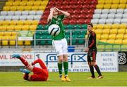 13 May 2014; Sean Heaney, Republic of Ireland U19, reacts after a missed chance. International Underage Friendly, Republic of Ireland U19 v Mexico U20, Tallaght Stadium, Tallaght, Co. Dublin. Picture credit: Piaras Ó Mídheach / SPORTSFILE