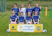 13 May 2014; Girls from St Marys, NS, Arva, Cavan. Aviva Health FAI Primary School 5’s Ulster Finals, Ballyare, Donegal League HQ, Letterkenny, Co. Donegal. Picture credit: Oliver McVeigh / SPORTSFILE