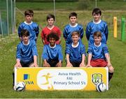 13 May 2014; Woodland NS, Letterkenny, Co. Donegal. Aviva Health FAI Primary School 5’s Ulster Finals, Ballyare, Donegal League HQ, Letterkenny, Co. Donegal. Picture credit: Oliver McVeigh / SPORTSFILE
