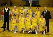 14 March 2006; The St. Fintan's team. Schools League Basketball Finals, Boys U19A Final, St. Fintan's v Colaiste Eanna, National Basketball Arena, Tallaght, Dublin. Picture credit: Pat Murphy / SPORTSFILE