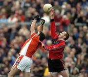 19 March 2006; Brendan Coulter, Down, in action against Aidan O'Rourke, Armagh. Allianz National Football League, Division 1B, Round 5, Down v Armagh, Pairc An Iuir, Newry, Co. Down. Picture credit: Pat Murphy / SPORTSFILE