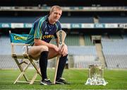 15 May 2014; The Brightest Stars of hurling came together in Croke Park today to mark Centra’s fifth year as official sponsor of the GAA Hurling All-Ireland Senior Championship. The talented trio of Henry Shefflin, Patrick Horgan and Padraic Maher were all on hand as Centra announced their community hurling events will be taking place in stadiums and clubs the length and breadth of the country this summer. Centra will also be on the hunt for Ireland’s Brightest Young Star to get the views and opinions of today’s young players and the child with the brightest answers will be crowned Centra’s Brightest Young Star! For more information on the community events go to www.centra.ie or find Centra Ireland on Facebook and Twitter. At the Centra announcement in Croke Park is Kilkenny hurler Henry Shefflin. Picture credit: Stephen McCarthy / SPORTSFILE