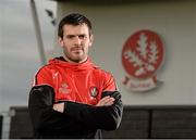 15 May 2014; Derry's Mark Lynch during a press event ahead of their side's Ulster GAA Football Senior Championship Quarter-Final against Down on Sunday the 25th of May. Derry Football Press Event, Owenbeg Derry GAA Centre, Derry. Picture credit: Oliver McVeigh / SPORTSFILE