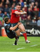 16 May 2014; Dave Kilcoyne, Munster, is tackled by Chris Cusiter, Glasgow Warriors. Celtic League 2013/14 Play-off, Glasgow Warriors v Munster, Scotstoun Stadium, Glasgow, Scotland. Picture credit: Diarmuid Greene / SPORTSFILE