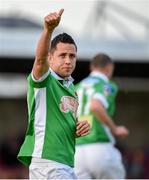 16 May 2014; Billy Dennehy, Cork City, celebrates after scoring the first goal against Derry City from the penalty spot. Airtricity League Premier Division, Cork City v Derry City, Turners Cross, Cork. Picture credit: Matt Browne / SPORTSFILE