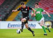 16 May 2014; Aaron Barry, Derry City, in action against Brian Lenihan, Cork City. Airtricity League Premier Division, Cork City v Derry City, Turners Cross, Cork. Picture credit: Matt Browne / SPORTSFILE