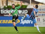18 May 2014; Ryan McEvoy, Bohemians, in action against Shane Grimes, Drogheda United. Airtricity League Premier Division, Drogheda United v Bohemians, United Park, Drogheda, Co. Louth. Photo by Sportsfile