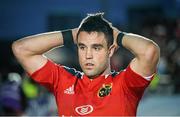 16 May 2014; Conor Murray, Munster, reacts to the defeat to Glasgow Warriors. Celtic League 2013/14 Play-off, Glasgow Warriors v Munster, Scotstoun Stadium, Glasgow, Scotland. Picture credit: Diarmuid Greene / SPORTSFILE