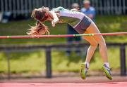 17 May 2014; Emma Young, from Bandon Grammer School, who came second in the Girls Intermediate High Jump at the Aviva Munster Schools Track and Field Championships. Cork IT, Bishopstown, Cork. Picture credit: Matt Browne / SPORTSFILE