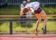 17 May 2014; Laura Cussen, from Coláiste Choilm, Ballincollig, Co. Cork, who came first in the Girls Intermediate High Jump at the Aviva Munster Schools Track and Field Championships. Cork IT, Bishopstown, Cork. Picture credit: Matt Browne / SPORTSFILE