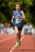 17 May 2014; Kevin Mulcaire, From St Flannan's College Ennis, Co. Clare on his way to winning the Intermediate Boys 3000m at the Aviva Munster Schools Track and Field Championships. Cork IT, Bishopstown, Cork. Picture credit: Matt Browne / SPORTSFILE