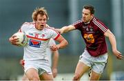 17 May 2014; Conor Grimes, Louth, in action against Kevin Maguire, Westmeath. Leinster GAA Football Senior Championship, Round 1, Westmeath v Louth, Cusack Park, Mullingar, Co. Westmeath. Photo by Sportsfile