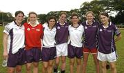 18 March 2006; Galway players who took part in the O'Neills / TG4 Ladies GAA All-Stars exibition game, l to r, Niamh Fahy, Una Carroll, Lorna Joyce, Anette Clarke, Aoibheann Daly, Lisa Cohill and Ruth Stephens. Singapore Polo Club, Singapore. Picture credit: Ray McManus / SPORTSFILE