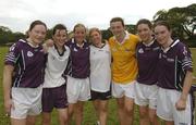 18 March 2006; Dublin players who took part in the O'Neills / TG4 Ladies GAA All-Stars exibition game, l to r, Bernie Finlay, Lyndsay Davey, Mary Nevin, Gemma Fay, Cliodhna O'Connor, Louise Keegan, and Sinead Ahern. Singapore Polo Club, Singapore. Picture credit: Ray McManus / SPORTSFILE