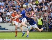 29 May 2016; Ciaran McKeever of Armagh in action against Dara McVetty and Tomas Corr of Cavan in the Ulster GAA Football Senior Championship quarter-final between Cavan and Armagh at Kingspan Breffni Park, Cavan. Photo by Oliver McVeigh/Sportsfile