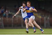 29 May 2016; George Hannigan of Tipperary in action against Tommy Prendergast of Waterford in the Munster GAA Football Senior Championship quarter-final between Waterford and Tipperary at Fraher Field, Dungarvan, Co. Waterford. Photo by Matt Browne/Sportsfile