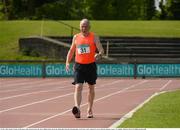 29 May 2016; Hugh Carolan of Marathon Club Ireland during the Men's 5000m Walk during the GloHealth National Championships AAI Games and Combined Events in Morton Stadium, Santry, Co. Dublin.  Photo by Piaras Ó Mídheach/Sportsfile