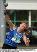 29 May 2016; Clare Fitzgerald of Tralee Harriers AC during the Women's Shot Put during the GloHealth National Championships AAI Games and Combined Events in Morton Stadium, Santry, Co. Dublin.  Photo by Piaras Ó Mídheach/Sportsfile