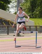 29 May 2016; Caoimhe MacKey of Donore Harriers during the Women's 400m Hurdles during the GloHealth National Championships AAI Games and Combined Events in Morton Stadium, Santry, Co. Dublin.  Photo by Piaras Ó Mídheach/Sportsfile