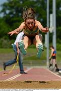 29 May 2016; Laura Saulters of North Down AC during the Women's Triple Jump during the GloHealth National Championships AAI Games and Combined Events in Morton Stadium, Santry, Co. Dublin.  Photo by Piaras Ó Mídheach/Sportsfile