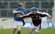 26 March 2006; John Devane, Tipperary, in action against David Collins, Galway. Allianz National Hurling League, Division 1B, Round 4, Tipperary v Galway, Semple Stadium, Thurles, Co. Tipperary. Picture credit: Ray McManus / SPORTSFILE