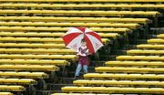 26 March 2006; A young Galway supporter makes his way to his seat before the game. Allianz National Hurling League, Division 1B, Round 4, Tipperary v Galway, Semple Stadium, Thurles, Co. Tipperary. Picture credit: Ray McManus / SPORTSFILE